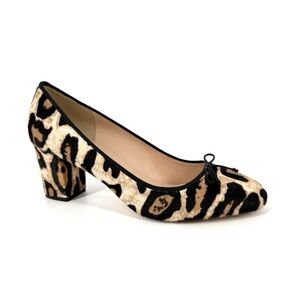J Crew Collection Sophia Pumps Womens Size 11 Animal Print Calf Hair Heels